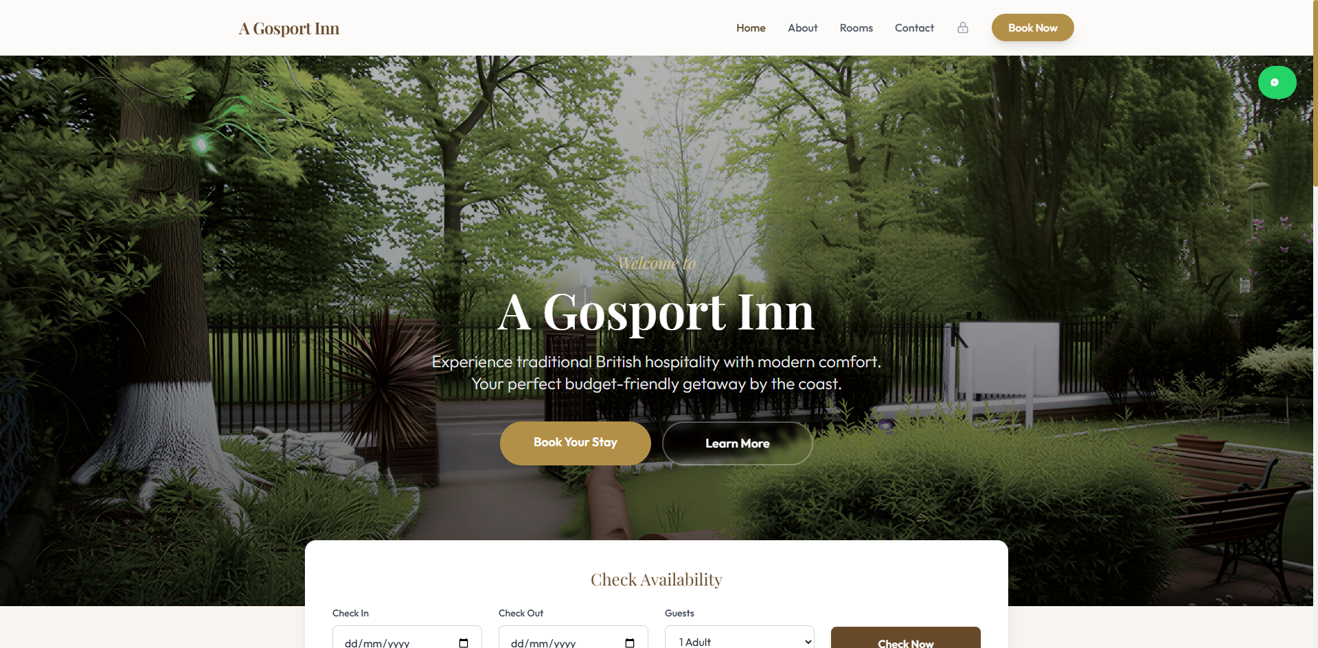 Acorn Lodge Care website screenshot